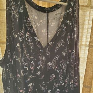 Floral sleeveless tank
